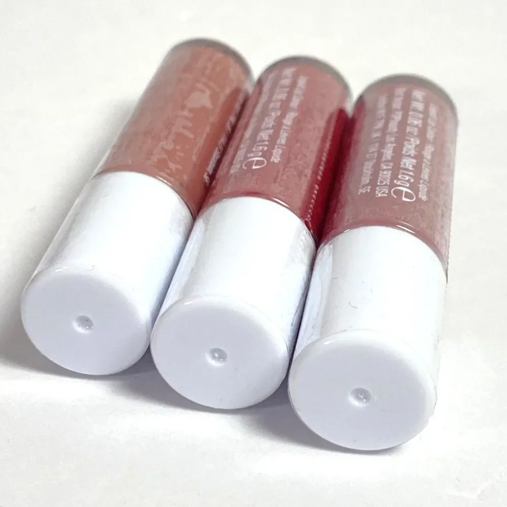 Pop Beauty Lot of 3 Permanent Pout Lip Color Rose / Berry / Blush New Sealed